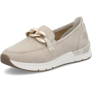 Rieker 58944-60 Damer Beige Elastikskoh - Sko Rieker 58944-60 Damer Beige Elastikskoh - Sko