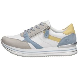 REMONTE Witte Leren Sneakers - Schoenen REMONTE Witte Leren Sneakers - Schoenen