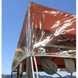 QUICK STAR Capa de Pavilhão 2x2m Impermeável Transparente - Proteção do Jardim QUICK STAR Capa de Pavilhão 2x2m Impermeável Transparente - Proteção do Jardim