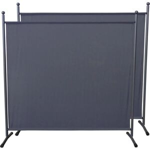 Quick-star - Paravent 180 x 178 cm - Gris - Room divider Quick-star - Paravent 180 x 178 cm - Gris - Room divider