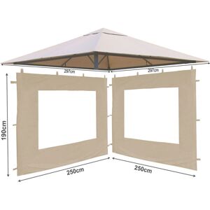 QUICK STAR - Gazebo 3x3 - Beige - Kit de recambio de techo QUICK STAR - Gazebo 3x3 - Beige - Kit de recambio de techo