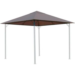 QUICK STAR Toit pour Pavillon de Jardin 3x3m Marron-Gris - Publicité QUICK STAR Toit pour Pavillon de Jardin 3x3m Marron-Gris - Publicité