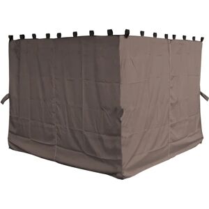 QUICK STAR Paneles Laterales para Pabellón - 4 Piezas - 250x195cm - Marrón-Gris QUICK STAR Paneles Laterales para Pabellón - 4 Piezas - 250x195cm - Marrón-Gris