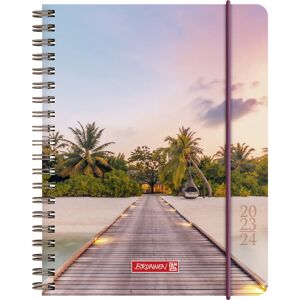 BRUNNEN Paradise Student Calendar 2023/2024 A6 Multi-Color BRUNNEN Paradise Student Calendar 2023/2024 A6 Multi-Color