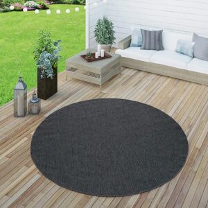 PACO HOME Timber 125 Rund Garten-Teppich - Teppich PACO HOME Timber 125 Rund Garten-Teppich - Teppich