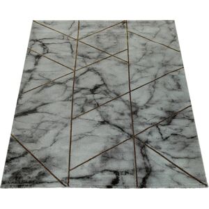 Alfombra PACO HOME Kraft 524 - Pelo corto, Diseño mármol moderno, Dorado Alfombra PACO HOME Kraft 524 - Pelo corto, Diseño mármol moderno, Dorado