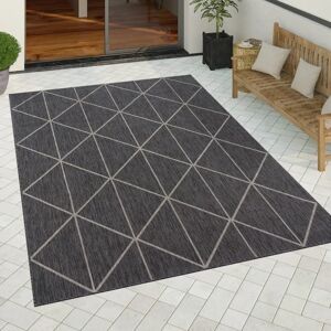 Tappeto Esterno Geometrico Antracite - Paco Home Tappeto Esterno Geometrico Antracite - Paco Home