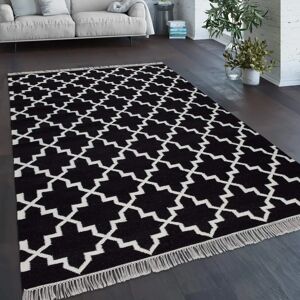Tappeto Marocchino Nero PACO HOME - Stile Esotico Fatto a Mano per Soggiorno Tappeto Marocchino Nero PACO HOME - Stile Esotico Fatto a Mano per Soggiorno