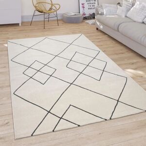 PACO HOME Tappeto Haral 785 - Decor scandinavo bianco a pelo corto PACO HOME Tappeto Haral 785 - Decor scandinavo bianco a pelo corto