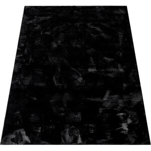 PACO HOME Kunstfell Soft 380 Teppich - Schwarz, 140x200 cm PACO HOME Kunstfell Soft 380 Teppich - Schwarz, 140x200 cm