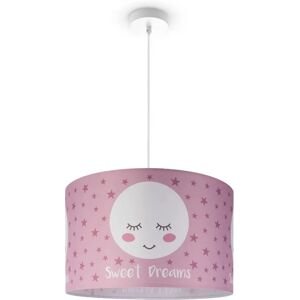 PACO HOME Lámpara infantil de luna blanca - diseño de estrellas PACO HOME Lámpara infantil de luna blanca - diseño de estrellas