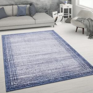 Alfombra PACO HOME Catania 842 - Pelo corto, Azul, 200x280cm Alfombra PACO HOME Catania 842 - Pelo corto, Azul, 200x280cm