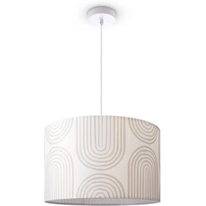 PACO HOME Lámpara Colgante Blanca Hugo Pillar - Diseño Geométrico Moderno PACO HOME Lámpara Colgante Blanca Hugo Pillar - Diseño Geométrico Moderno