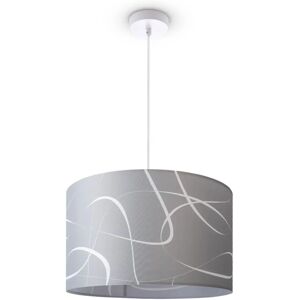 PACO HOME Lámpara Colgante Blanca - Diseño Moderno, 45,5cm PACO HOME Lámpara Colgante Blanca - Diseño Moderno, 45,5cm