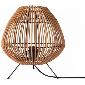 Lámpara de mesa de ratán PACO HOME PIRU - Negra Lámpara de mesa de ratán PACO HOME PIRU - Negra