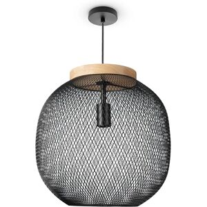 Lámpara de Suspensión Paco Home Trapu - 40cm Negro Comedor Lámpara de Suspensión Paco Home Trapu - 40cm Negro Comedor