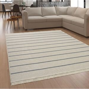 Paco Home - Alfombra reversible escandinava - 120x160 cm - Gris - Decoración de sala Paco Home - Alfombra reversible escandinava - 120x160 cm - Gris - Decoración de sala