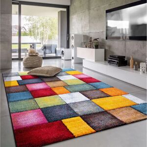 Alfombra Pelo Corto Paco Home Geométrica 3D Multicolor 160x230cm Alfombra Pelo Corto Paco Home Geométrica 3D Multicolor 160x230cm