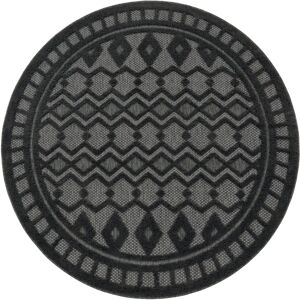 Paco Home - Tappeto Circolare 120cm Interno/Esterno - Antracite Paco Home - Tappeto Circolare 120cm Interno/Esterno - Antracite