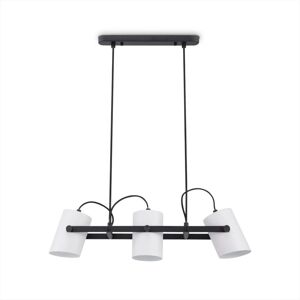 Lámpara de Suspensión PACO HOME KARL - Negro, 3 Flamas - Lámpara colgante Lámpara de Suspensión PACO HOME KARL - Negro, 3 Flamas - Lámpara colgante
