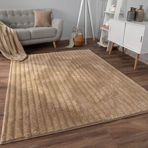 Paco Home Beigefarbene Langflor-Teppich - Teppich Paco Home Beigefarbene Langflor-Teppich - Teppich