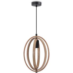 Paco Home Lámpara Colgante de Madera - Estilo Escandinavo Paco Home Lámpara Colgante de Madera - Estilo Escandinavo