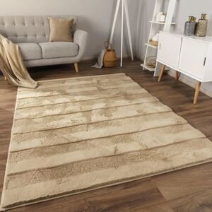 PACO HOME Arnheim 744 Hochflor Teppich - Beige - 120x160cm PACO HOME Arnheim 744 Hochflor Teppich - Beige - 120x160cm