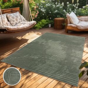 Tapis Paco Home Vert Chic Bohème Géométrique - Intérieur & Extérieur - Publicité Tapis Paco Home Vert Chic Bohème Géométrique - Intérieur & Extérieur - Publicité