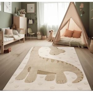 Paco Home - Dino Alfombra - Beige Crema - 160x220 Paco Home - Dino Alfombra - Beige Crema - 160x220