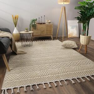 Paco Home Kurzflorteppich Boho Nordischer Stil 120x160cm - Teppich Paco Home Kurzflorteppich Boho Nordischer Stil 120x160cm - Teppich