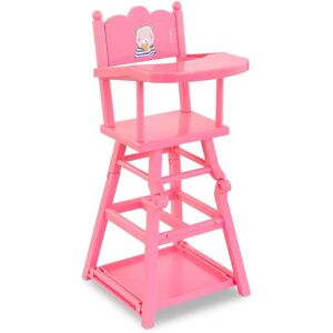 Chaise haute rose Corolle - Accessoires poupée 36-42cm Chaise haute rose Corolle - Accessoires poupée 36-42cm