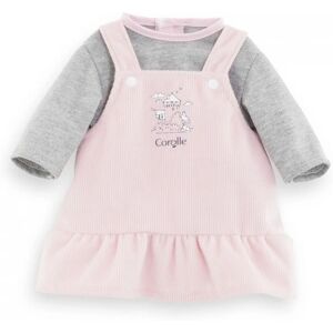 Ensemble Vêtements Poupée Corolle 36cm - Robe & T-shirt - Rose/Gris Ensemble Vêtements Poupée Corolle 36cm - Robe & T-shirt - Rose/Gris