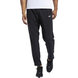 Reebok Men Black Slim Fit Track Pants - Sportwear Reebok Men Black Slim Fit Track Pants - Sportwear