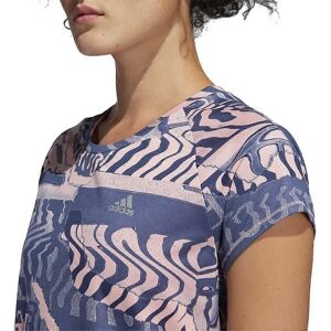 Adidas Own The Run Tee FL7257 - Sommar löpning Kvinnor Blå/Rosa Adidas Own The Run Tee FL7257 - Sommar löpning Kvinnor Blå/Rosa