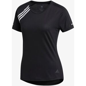adidas Model 3-stripes Run Tee - Fugtabsorberende, Reflekterende, Genbrugt polyester adidas Model 3-stripes Run Tee - Fugtabsorberende, Reflekterende, Genbrugt polyester