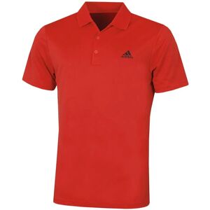 adidas 2025 Performance Collegiate Red Golf Polo Shirt adidas 2025 Performance Collegiate Red Golf Polo Shirt