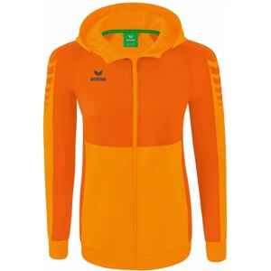 ERIMA Damen Six Wings Trainingsjacke mit Kapuze - Orange - Training Jacket ERIMA Damen Six Wings Trainingsjacke mit Kapuze - Orange - Training Jacket