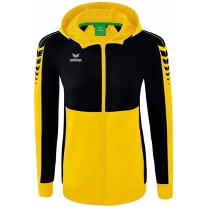Erima Six Wings Trainingsjacke with Hood - Yellow/Black - Training Jacket Erima Six Wings Trainingsjacke with Hood - Yellow/Black - Training Jacket