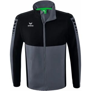 Erima Six Wings Jacket with Detachable Sleeves - Men - Grey/Black - XXL Erima Six Wings Jacket with Detachable Sleeves - Men - Grey/Black - XXL