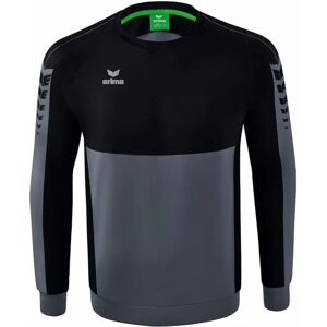 ERIMA Six Wings Sweatshirt - unisex - grey/black - 128 ERIMA Six Wings Sweatshirt - unisex - grey/black - 128