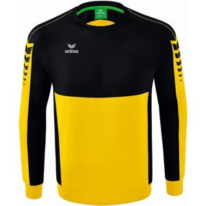ERIMA Six Wings Sweatshirt - unisex - yellow/black - 164 ERIMA Six Wings Sweatshirt - unisex - yellow/black - 164