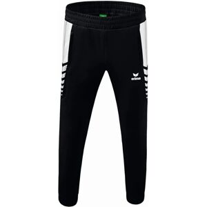 ERIMA Child Unisex Six Wings Training Pants - Black/White - 12Y ERIMA Child Unisex Six Wings Training Pants - Black/White - 12Y