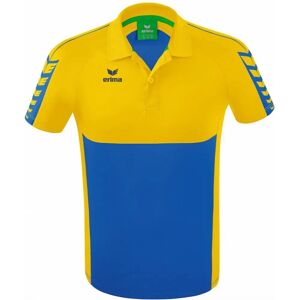 ERIMA Men Six Wings Polo Shirt - male - royal/yellow - L ERIMA Men Six Wings Polo Shirt - male - royal/yellow - L