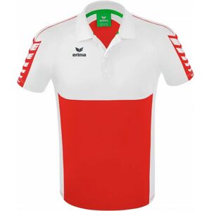 ERIMA Six Wings Polo Shirt - Red/White - 3XL ERIMA Six Wings Polo Shirt - Red/White - 3XL