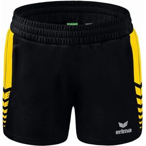 ERIMA Damen Six Wings Worker Shorts - female - black/yellow - 38 ERIMA Damen Six Wings Worker Shorts - female - black/yellow - 38