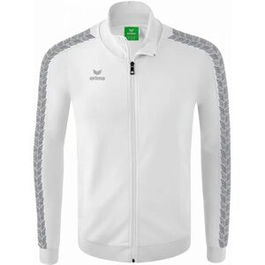 ERIMA Herren Essential Team Tracktop Jacket - XXL - White/Grey ERIMA Herren Essential Team Tracktop Jacket - XXL - White/Grey