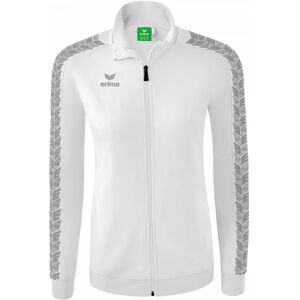 ERIMA Essential Team White Gray Training Jacket - Training Jacket ERIMA Essential Team White Gray Training Jacket - Training Jacket