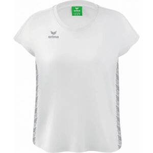 ERIMA Damen Essential Team T-Shirt - white/pink/grey - Sportshirt ERIMA Damen Essential Team T-Shirt - white/pink/grey - Sportshirt