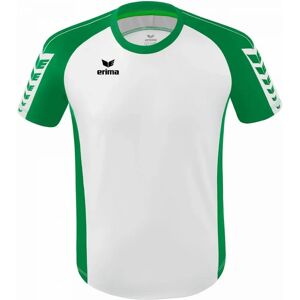 ERIMA Six Wings Återvunnen sportt-shirt - Unisex - Vit/Grön - 152 ERIMA Six Wings Återvunnen sportt-shirt - Unisex - Vit/Grön - 152