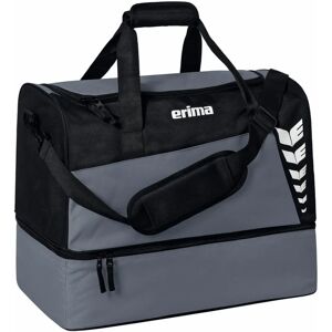 Erima Six Wings Sports Bag with Bottom Compartment M - grey/black Erima Six Wings Sports Bag with Bottom Compartment M - grey/black
